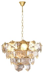 Csillár láncon DIANA 6xE14/40W/230V arany