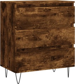 vidaXL füstös tölgy színű szerelt fa tálalószekrény 60 x 35 x 70 cm