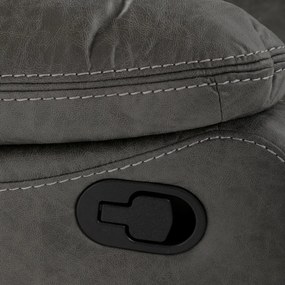 4092 GREY3 pozicionáló fotel vintage, szürke