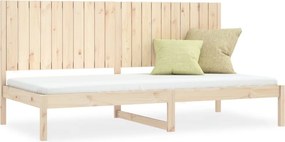 vidaXL tömör fenyőfa kanapéágy matrac nélkül 90 x 200 cm