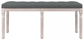 sötétszürke szövetpad 110x40x49 cm