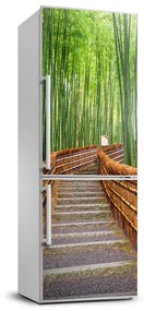 Hűtőre ragasztható matrica Bambusz erdő FridgeStick-70x190-f-81607376