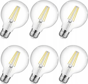 Izzó E27 Led gömb filament 12W=100W 1200lm Semleges dekoratív Savineo