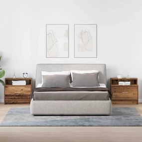 éjjeliszekrények fiókkal 2 db régi fa 51 x 31 x 47 cm