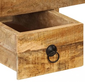 vidaXL tömör mangófa íróasztal 2 fiókkal 110 x 50 x 77 cm