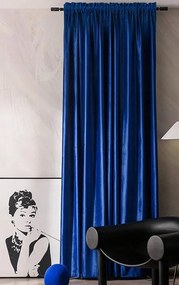 Sötétkék Függöny Egységes Minimalizmus 130*180 Łsf