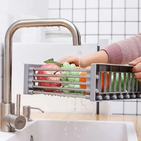 Teleszkópos csöpögtető mosogatóhoz szürke