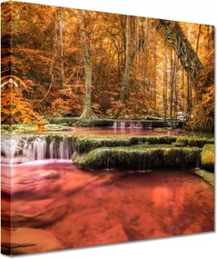 Vászonkép 20x20 Kanchanaburi vízesés