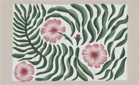 Divatos Flizelin tapéta 3D ragasztóval Virágok levelek 416x254 Ragasztó