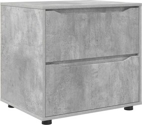 vidaXL Tárolószekrény Beton Szürke 60 x 48 x 57 cm Faanyag