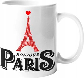 Látványos Bögre -bonjour Paris Kerámia Párizs Eiffel 330ml +doboz
