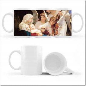 Bouguereau Song of Angels nyomott mintás bögre