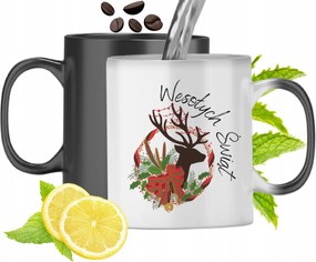 Mágikus Karácsonyi Színváltó Bögre fényképes nyomtatással