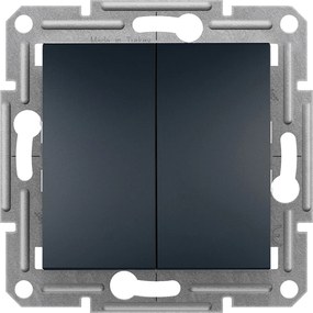 Gyertyakapcsoló 2 pólusú, keret nélkül Schneider Asfora