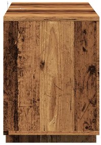 antik fa színű szerelt fa TV-szekrény 130 x 35 x 50 cm