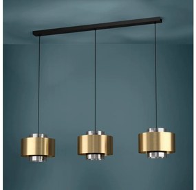 Eglo 390067 - Csillár zsinóron DUGLIA 3xE27/40W/230V arany