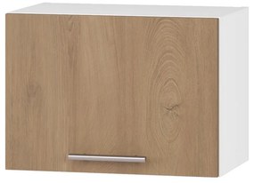 Felső szekrény Vento GO-50/36, fehér / mézes tölgy