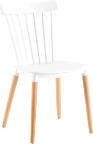 Étkezőszék, fehér/bükk, ZOSIMA