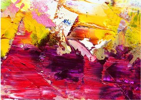 Absztrakció kép - festmény (üvegen) (70x50 cm)