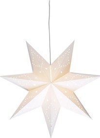 Fehér fénydekoráció Saturnus – Markslöjd