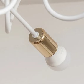 Ráépíthető csillár OXFORD 3xE27/15W/230V arany/fehér