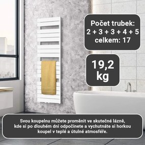 AQUAMARIN Törölközőszárító radiátor 1600 x 500 mm