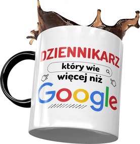 Fekete Újságíró Bögre Többet Tud, mint a Google Fotónyomtatással