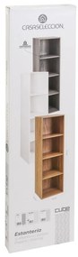 Fehér könyvespolc 30x106x24 cm Cube – Casa Selección