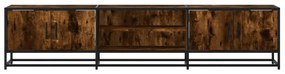 füstös tölgy színű szerelt fa TV-szekrény 180 x 35 x 41 cm