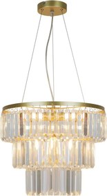 Zuma Line TIFANNY P17127-4-1GD Süllyesztett mennyezeti lámpa 4x40W/E14 IP20