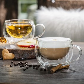 4Home Hot&Cool thermo cappuccino pohár  280 ml, 2 db