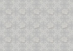 Fotótapéta Rózsa perspektíva fehér-szürke 312x219 dekoráció elegancia +ragasztó