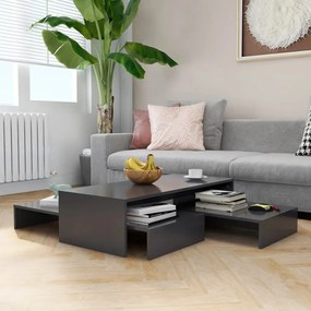 Szerelt fa rakásolható dohányzóasztalszett 100x100x26,5 cm