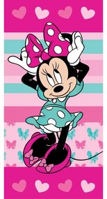 Disney Minnie Hearts Fürdőlepedő, Strand Törölköző 70x140cm