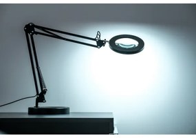 Brilagi - LED Dimmelhető asztali lámpa nagyítóval LED/12W/5V 3000/4200/6000K fekete