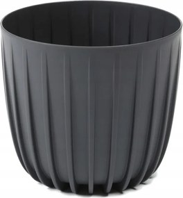 Virágtartó Fedő Alacsony Mira 15,6 CM Antracit Lamela