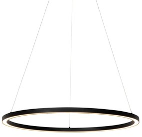 Függőlámpa fekete 80 cm beépített LED-del, 3 fokozatban szabályozható - Girello