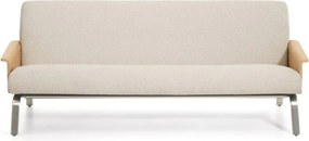 Bézs zsenília kanapé 205 cm Amsen – Kave Home