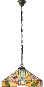 Endon 64384 - Tiffany WILLOW láncos csillár 3xE27/60W/230V