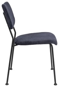 Sötétkék étkezőszék szett 2 db-os Benson – Zuiver