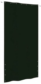 sötétzöld oxford-szövet erkélyparaván 140 x 240 cm