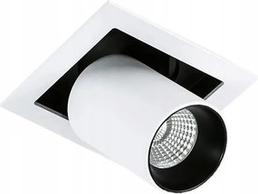 Süllyesztett lámpatest állítható spot Led fehér fekete 4000K Italux