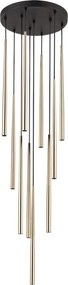 TK LIGHTING 10118 PIANO Modern Led Függesztett Lámpa Fekete, Arany G9 IP20