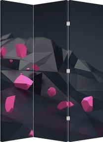 Paraván - 3D absztrakció (126x170 cm)