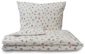 Kvalitex Krep lepedőhuzat Nyári rét, 240 x 220 cm,2x 70 x 90 cm, 240 x 220 cm, 2 db 70 x 90 cm