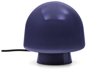 Sötétkék asztali lámpa üveg búrával (magasság 20 cm) Reig – Kave Home