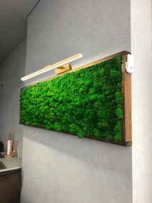 Szerszámlámpa, LED fürdőszoba fali lámpa a tükör felett 80cm 16W 4000K APP835-1W, arany, OSW-07013