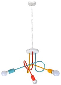 Csillár láncon OXFORD 3xE27/15W/230V