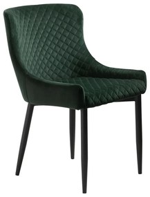 Ottowa design szék, zöld bársony