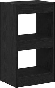 vidaXL Könyvespolc Fekete tölgy 40 x 30 x 71,5 cm Faanyag